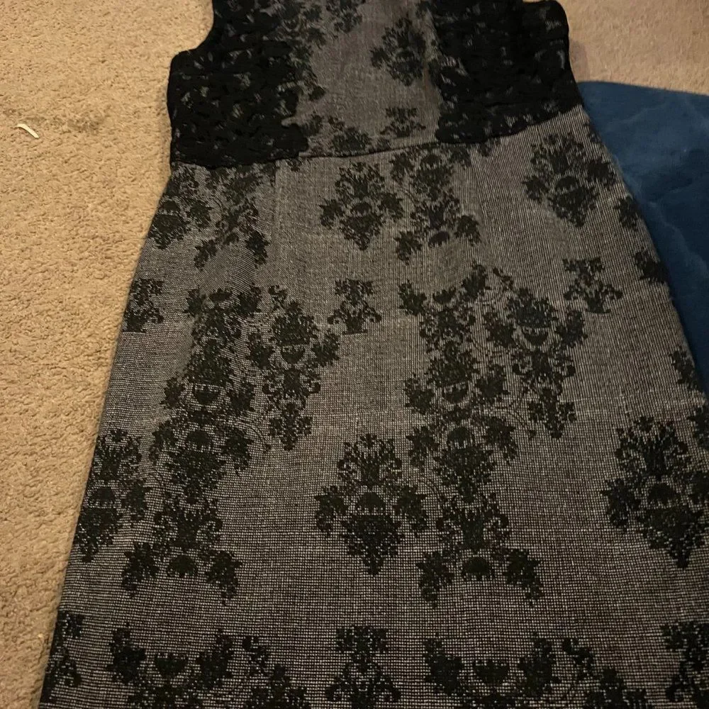 Adrianna Papell black dress 16 - Picture 4 of 8